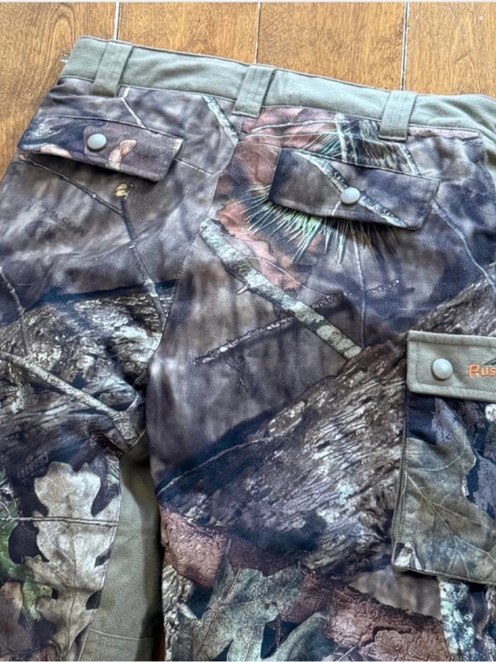 Youth Hunting Waterproof Insulated Camouflage Cargo Pants 10/12 - Brown/Olive